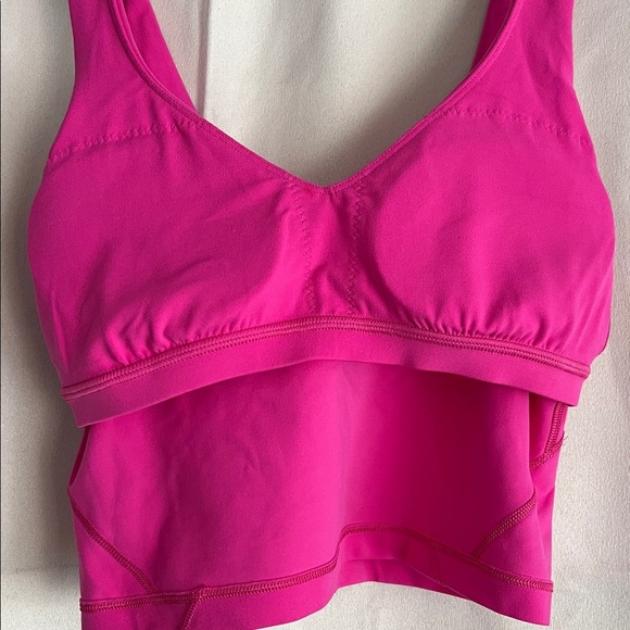 Lululemon Align Tank Top Hot Pink Size 2 - Picture 3 of 4